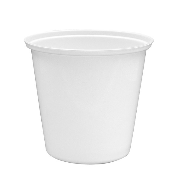 Hapco-Elmar R1030WHT-Essential 3 Qt. Round Ice Bucket Liner for R1000, White, PK 36 R1030WHT